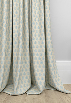 Emily Bond Jaipur, Sky - Made to Measure Curtains